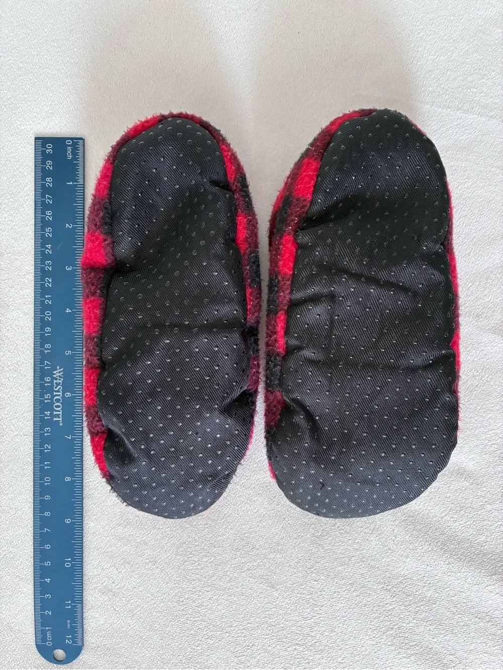 Kids Buffalo Plaid Slippers